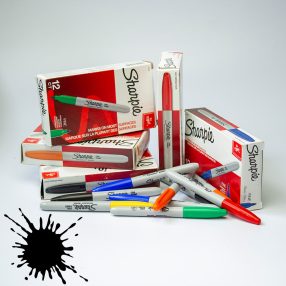 Sharpie bőrfilc - fekete